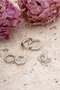 Heliophilia Silver Pendientes de Plata con Circón
